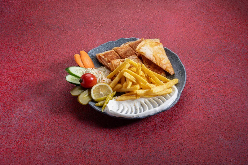 شاورما عربي سوبر جبنة وفطر